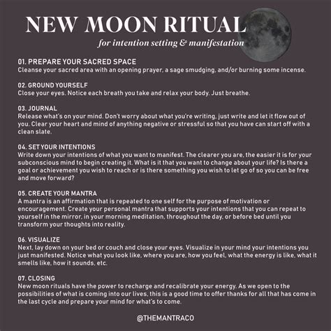New moon magic